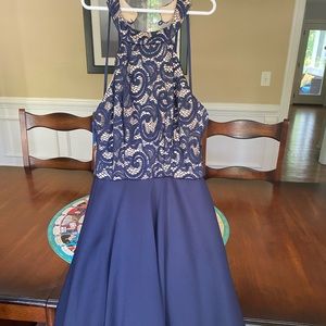 Halter top formal dress